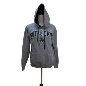Notre Dame Fighting Irish NCAA Gray Hoodie Sweatshirt Collegiate